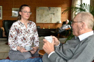 Besuchsdienst: Kaffee trinken