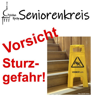 Vorsicht Sturzgefahr - Plakat