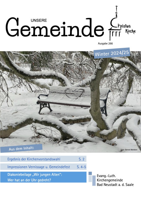 Gemeindeblatt Winter 2034/25, Ausgabe 266